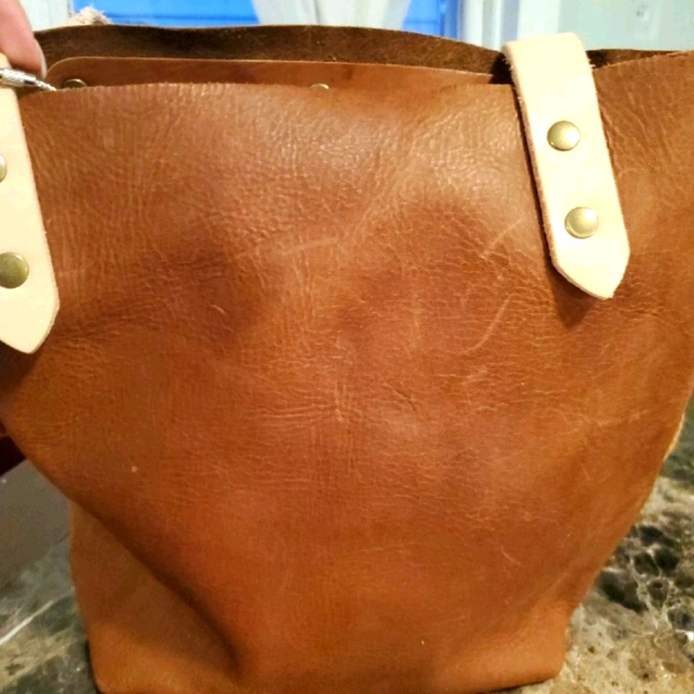 Real Leather Shoulder Bag